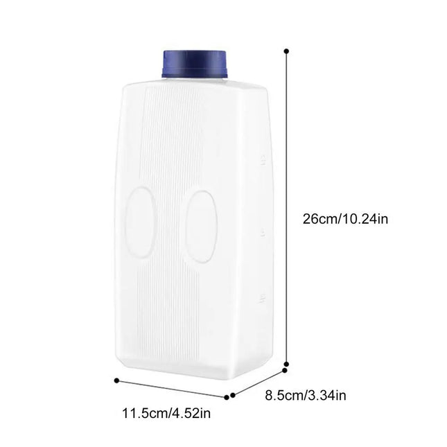 Empty water Bottles for Cold Drinks 2L Fridge Cooling Beverage Dispenser with Lid for Hot Weather Milk Soda Coffee juice