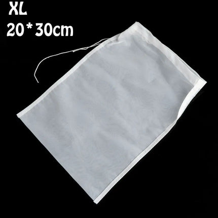 1PC 200mesh Reusable Food Special Cooking Colander Cheese cloth Nut Milk Bag Nylon Fine Mesh Coffee Filter