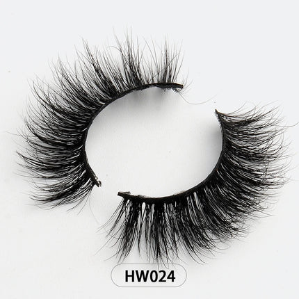 Dropshipping Wholesale Natural Wispy 3d Mink False Lashes Makeup Mink Fake Eyelashes With Soft Band Make-up For Women