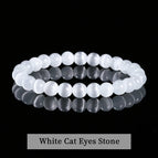 White Cat Eye / 6mm