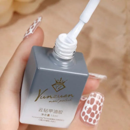 Poke Poke Nail Art Glue Lace Hole Nail Graffiti Letter Painting Art Gel Black White Ocean Wave Texture UV LED Soak Off Varnish