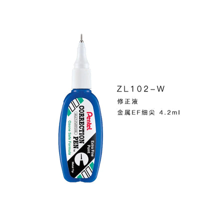 PENTEL Correction Fluid ZL31/33/62/72 Correction Pen Fine Point Quick Drying Fast Clean and Easy To Use School Supplies
