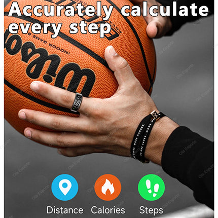For Xiaomi Smart Ring Display Screen Touch Health Monitor Gesture Swipe Video/Brush Tiktok 5ATM Waterproof Smartring Men Women