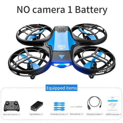 V8 New Mini Drone 4k profession HD 1080P Wide Angle Camera WiFi FPV RC Dron Height Keep Drones Helicopter Kids Toys 4DRC