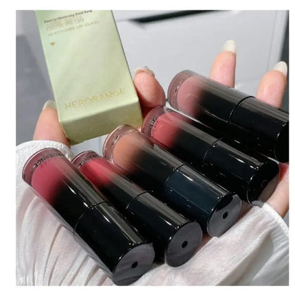 1Pc HERORANGE Mirror Water Light Lip Gloss Mirror Lasting Liquid Lipstick Moisturizing Lip Tint Natural Nude Lip Makeup Cosmetic