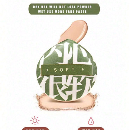 1/2Pcs Soft Non-Eating Foundation Sponge Puff, High Density & Bouncy, For More Flawless Makeup. Wet & Dry Available