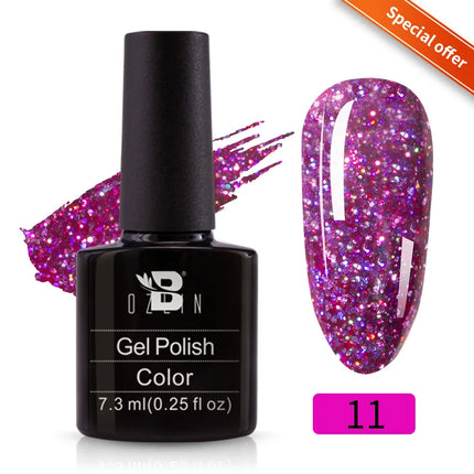 AWStorG 5ML Super Silver Metallic Gel Nail Polish Metal Effect Painting Gel Chromes Varnish Semi Permanent for Nail DIY
