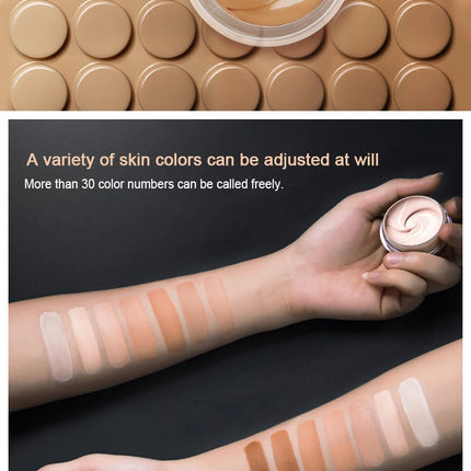 Two-color tattoo concealer waterproof and sweat-proof to cover birthmarks and scars long-lasting concealer foundation cream