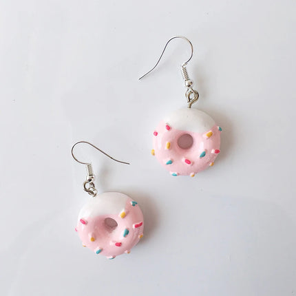 Cute Jewelry Bulk Wholesale Chocolate Strawberry Cake Popcorn Drink Coke Bottle Cap Miniature Food Resin Earrings for Women