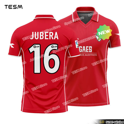 TESM Summer POLO Shirt Men Summer Sports V-neck T-shirt Street Trendy Short Sleeve 3D HD Print T-shirt