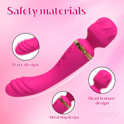 Powerful Dual Motor Ava Bar Vibrator Sex Toys for Woman Wand Dildos Vibrators Clit G-Spot Clitoris Stimulator Sex Toy for Couple