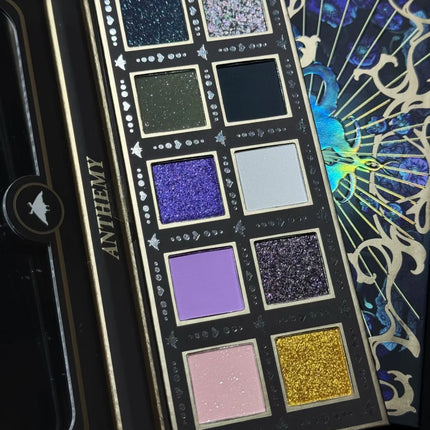 Anthemy 12 Color Eyeshadow Palette Backlight Butterfly Matte Chameleon High Pigmented Shimmer Flash Spotlight Eye shadow