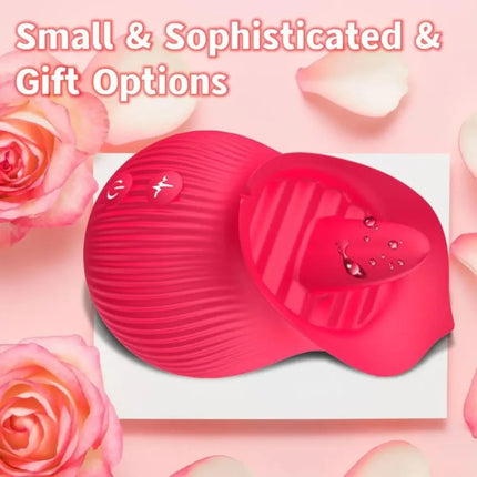 1pc Rose Vibrator Toy Female, Rose Sex Toys for Women, Blowjob Tongue Clitoral Stimulator Toys with 12 Modes for Women Masturbation, Clitoral Stimulator for Women Pleasure, Adult Sex Toys