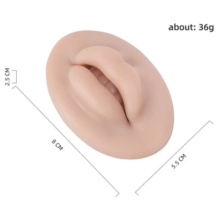 5D Dimensional Lip Practice Skin Microblading Permanent Makeup Soft Film Silicone PMU Lip Mold Beginner Tattoo Supplies Tool