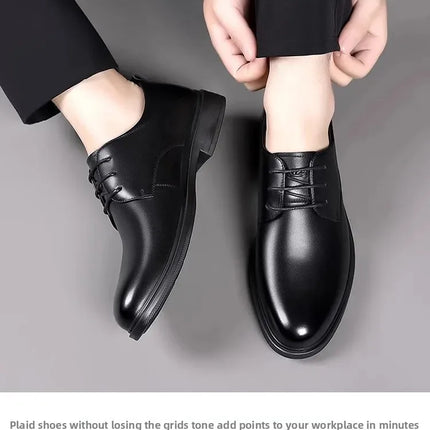 Soft Leather Casual Wedding Shoes for Men New Style Business Formal Breathable Autumn British Korean Version Pointed Toe Groom S