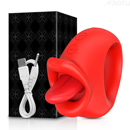 Tongue Licking Vibrator for Women Clitoris Sucker Swing Oral Nipple Stimulator Female Sex Toys Adults Goods for Couple