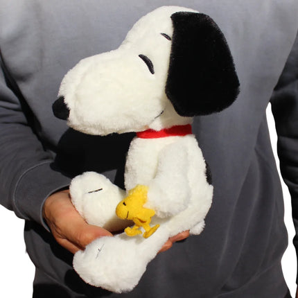 1piece 25CM Snoopy dog with Woodstock the cute bird Plush soft toys Snoopy dog toys best birthday present  Valentine's Day gift