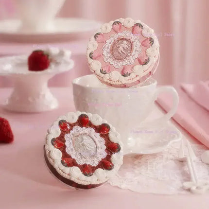 Flower knows Strawberry Cupid series Pressed Powder Matte Soft Focus Oil Control Holding Powder