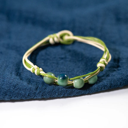 Love stone women's ceramic bracelet Female hand-woven couple small wholesale jewelry #5347