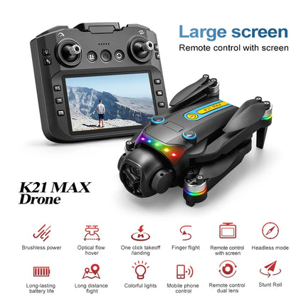 Outdoor Aerial Drone Electric Dual Camera 90° 120° Wide Angle HDR Video Gesture Photo Video Dual Camera Switch HD Large Screen RC Drone