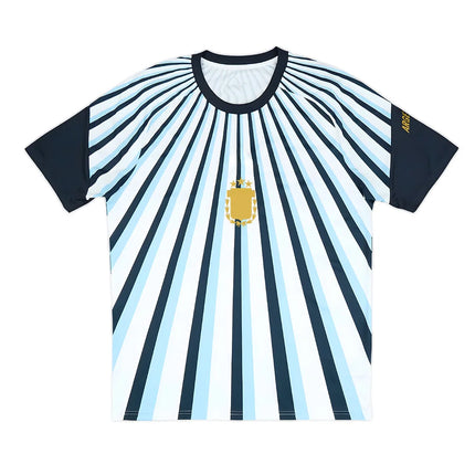 Argentina Soccer Mesh Jersey Football Fans Gift Top Men's Sports Quick Dry T Shirt Breathable Short Sleeve Unisex Oversized Tees