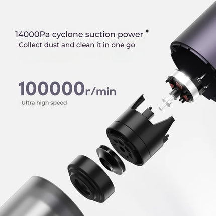Original Dreame E10 Car Vacuum Cleaner 14000Pa Large Suction Portable Vacuum Cleaner Desktop Sofa Handheld Wireless Dust Cleaner