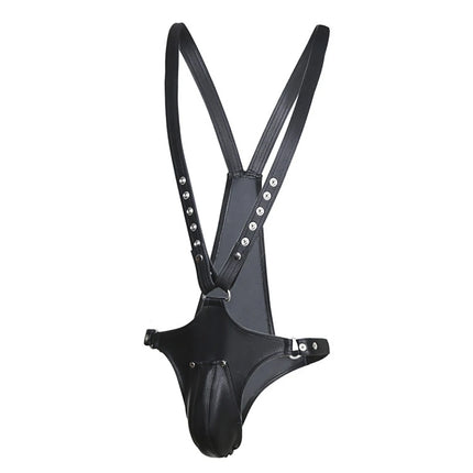 Gay Rave Harness Sexual Clothing Leather Belts Male Body Bondage Cage Chest Harness Strap Fetish Wear For BDSM Sex Sex Toys