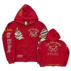S / Red fleece