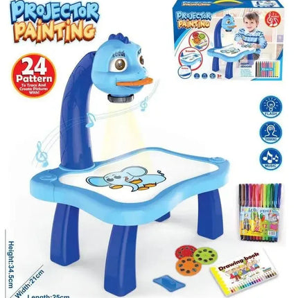 Baby Projection Drawing Board Childrens Early Education Art Drawing Toys Cultivate Kids Interest Study Puzzle Painting Toys Gift