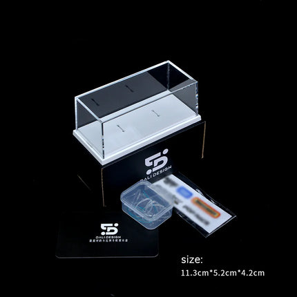 1/64 Acrylic Model Car Display Case Box - High Quality Clear Cover for Collectibles Gift (No Car Included) 1pcs