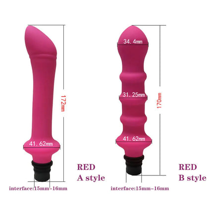 Vibrator Sex Machine Fascia Gun Massage Attachements Head to Silicone Dildo Sex Toys For Men Women Vibrators Penis Masturbation