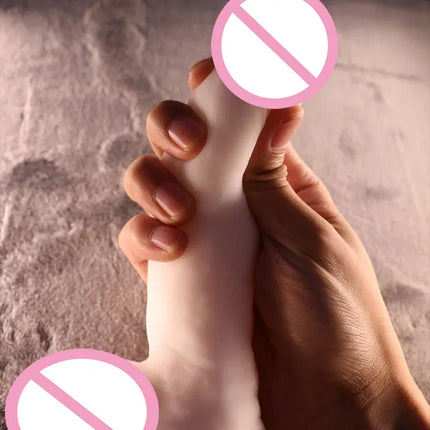 Super Soft Realistic Dildo for Women with Suction Cup Perfect Size Big Penis Female Masturbator Silicone Skin Feel Dick Sex Toy