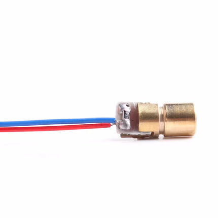 10PCS Adjustable Mini Laser Pointer Diode RED Dot Laser Diod Circuit 3V/5V 5mW 650nm Module Pointer Sight Copper Head