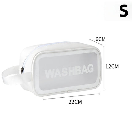 Portable Travel Wash Bag Female Transparent Waterproof Makeup Storage Pouch Large Capacity Cosmetic Organizer Beauty Women Case