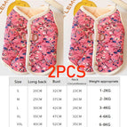 2PC-Pink Pink / M-(4.4-6.6lbs)