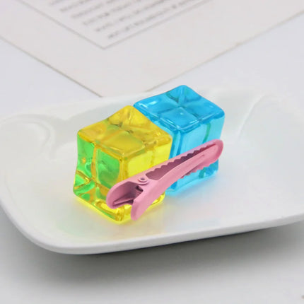 Anime Bocchi The Rock! Gotou Hitori Gotoh Square Hairpin Blue and Yellow Hair Cosplay Accessory Props Girls Women Cos Gift Party