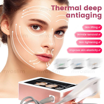 7D HIFU Beauty Machine with Multi Depth Treatment Heads for Facial Firming and Body Contouring