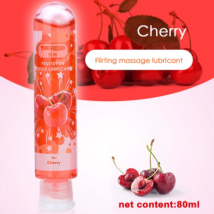 Edible Lubricant Strawberry Flavor Lubricant for Sex Lube Water Based Lubricant Oral Sex Anal Sex Masturbation Vagina Orgasm Gel