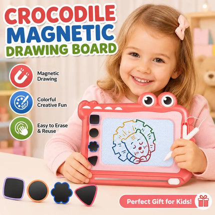 Kids Magnetic Drawing Board Baby Puzzle Magnetic Writing Board Toy Graffiti Drawing Art Board Montessori Educational Toy