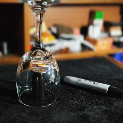 Telekinesis Sharpie Cap 2.0 Close-up Magic Tricks Mentalism Illusion Remote Control Coin Fall off the Cap Magicians Prop Gimmick