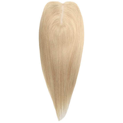 100% Remy Human Hair Natural Hair Topper HairPieces for Women Silk Base 3Clip in Toppers Hair Swiss Lace Hair Topper Breathable