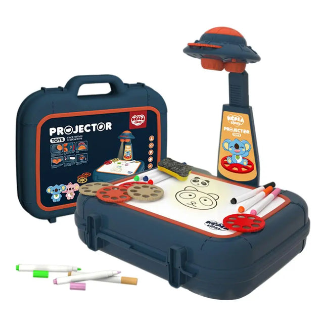 Children Projector Painting Set Drawing Board Learning Crafts Arts Educational Trace and Draw Projector Age 3+ Toddlers