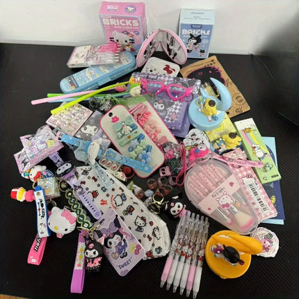 5-50pcs Sanrio random mysterious decompression toy bag Hello Kitty Kuromi 300 different styles of dolls, ornaments