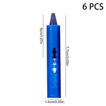 6Pcs Washable Bath Crayons Colorful Drawing In The Tub Easy Clean Crayons Kids Colorful Funny Art Toy Graffiti Bathroom Crayon