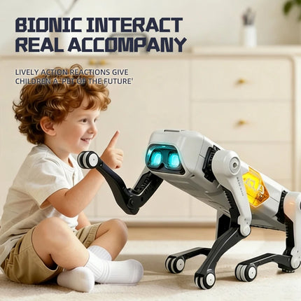 New AI intelligent robot dog voice control remote control programming robot dog bionic quadruped mechanical dog toy