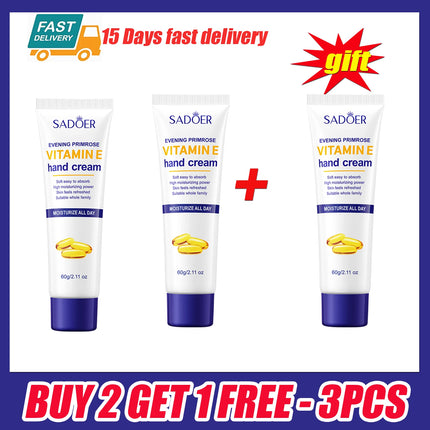 Vitamin E Nourishing Hand Cream Wrinkle Remover Exfoliating Anti-aging Repair Hand Lotion Whitening Moisturizer Beauty Skin Care