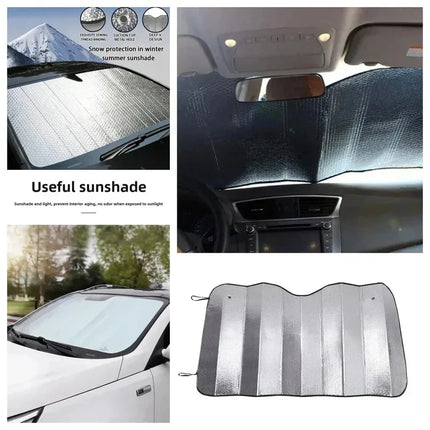Car front and rear sun visors Car windshield Summer sun protection Heat Insulation Window sunshade Car interior sun visor