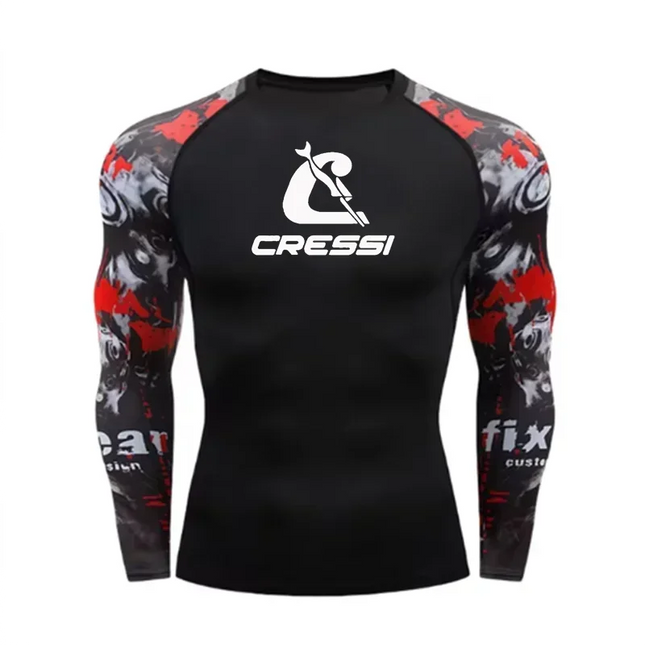 Rashguard Upf 50 Sun Protection Surf Shirt Quick Dry Breathable Swimming Tight T-shirt Summer 2023 Gym Clothes Mens Long Sleeve