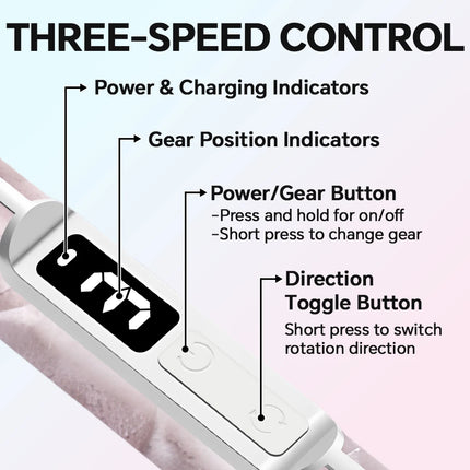 Rechargeable Electric Nail Grinder Nail Polishing Machine - 3 Modes, LED Display & 12 Drill Bits, Nail Drill Tool for Home Salon