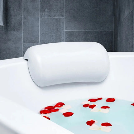 Non-slip Bathtub Headrest Cushion SPA Bath Pillow Soft Waterproof Bath Pillows with Suction Cups Easy To Clean for Bathroom
